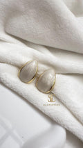 Aretes lágrima de cuarzo
